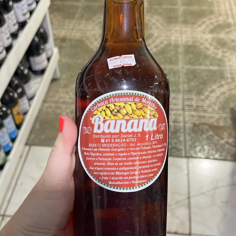 CACHAÇA ARTESANAL BANANA