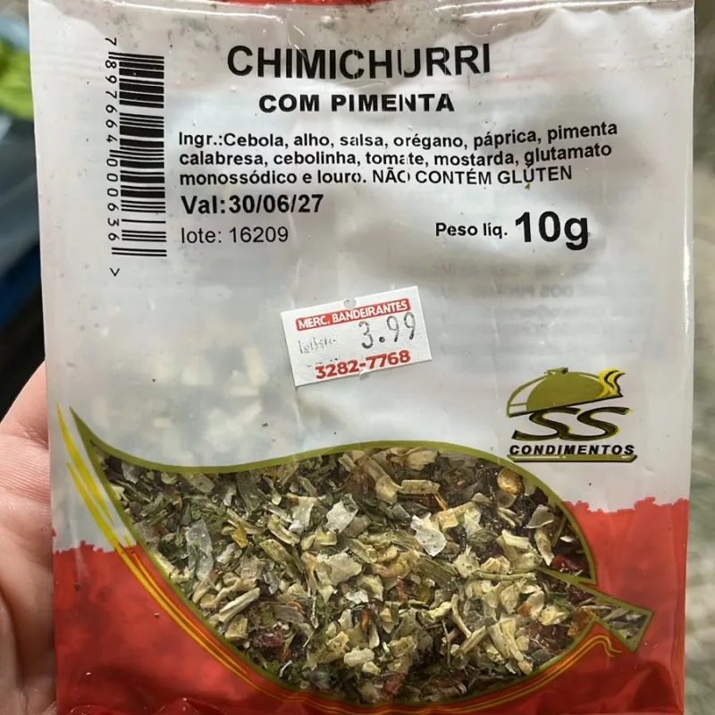CHIMICHURRI C PIMENTA 10g SS