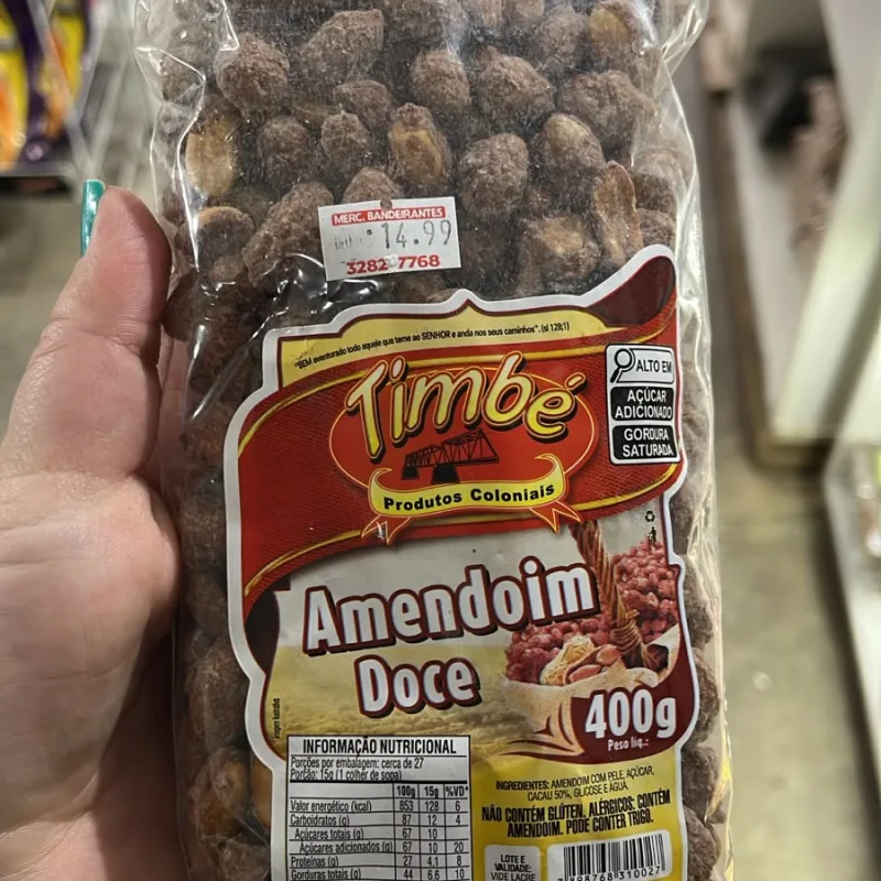 AMENDOIM DOCE 400g TIMBE