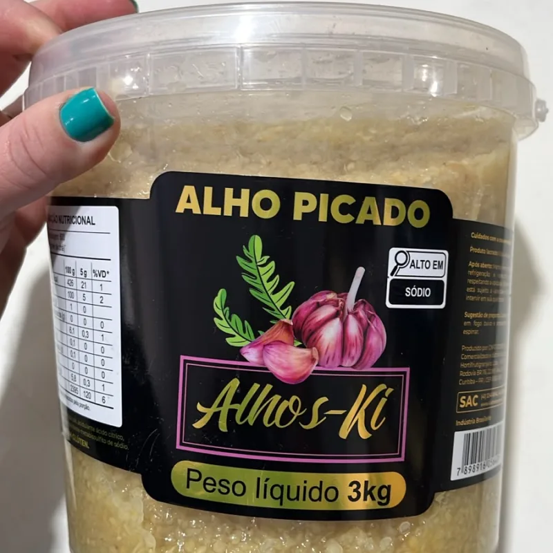 ALHO PICADO 3kg ALHOS-KI