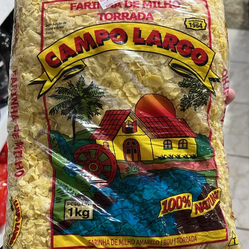 FARINHA DE MILHO TORRADA 1kg CAMPO LARGO