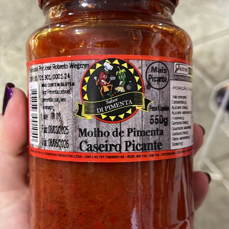 MOLHO DE PIMENTA PICANTE DIPIMENTA