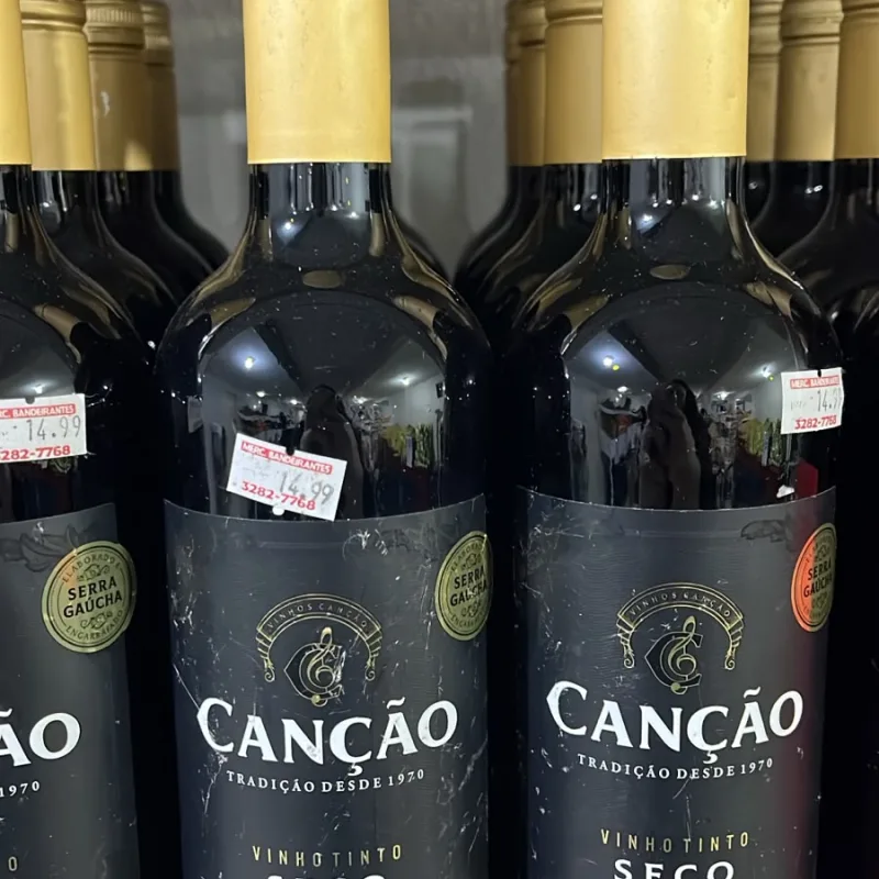VINHO TINTO SECO 750ml CANÇAO