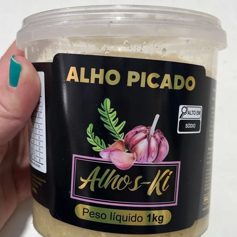 ALHO PICADO 1kg ALHOS-KI